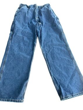 Carhartt Men's cargo jeans loose fit size 32 cotton utility denim baggy